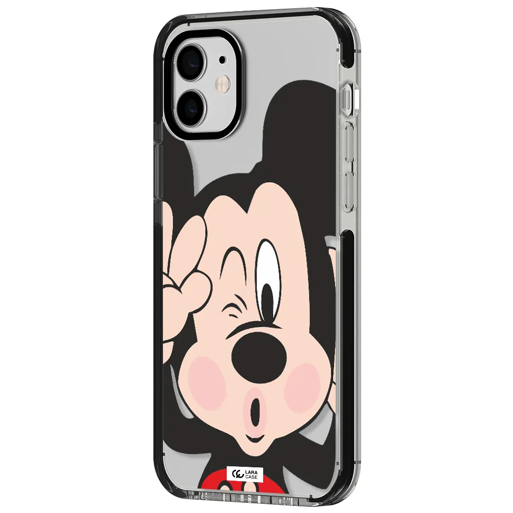 Mickey Mouse Apple iPhone 11 impact black border Case