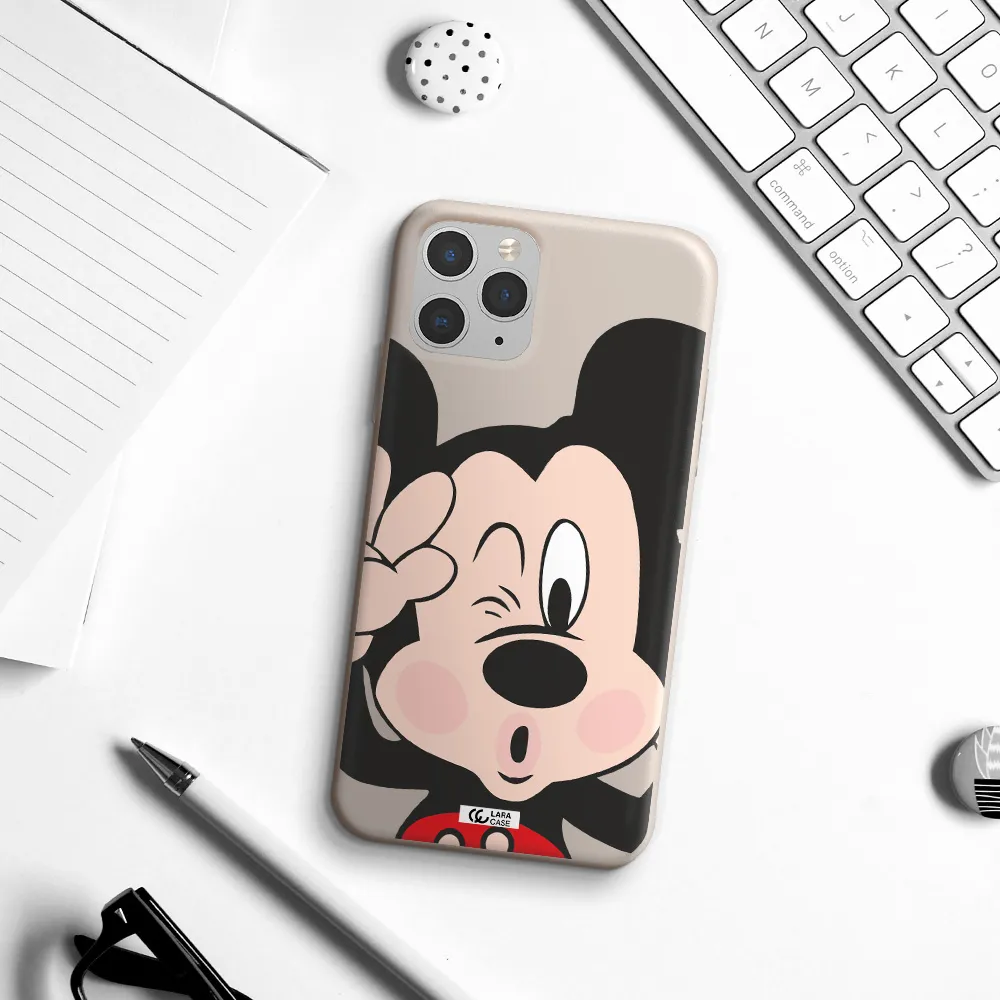 Mickey Mouse Apple iPhone 11 pro max Silicone Stone Case
