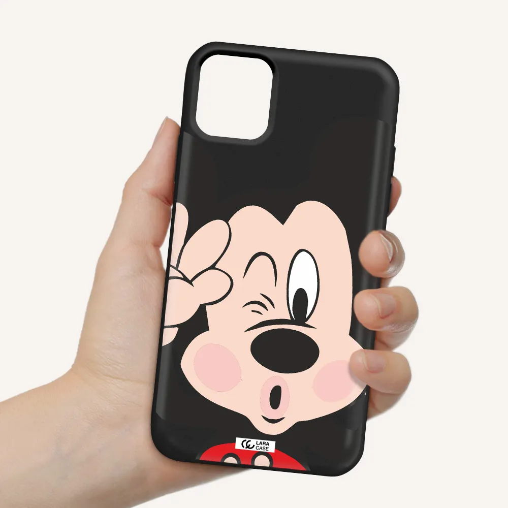 Mickey Mouse Apple iPhone 11 Silicone black Case