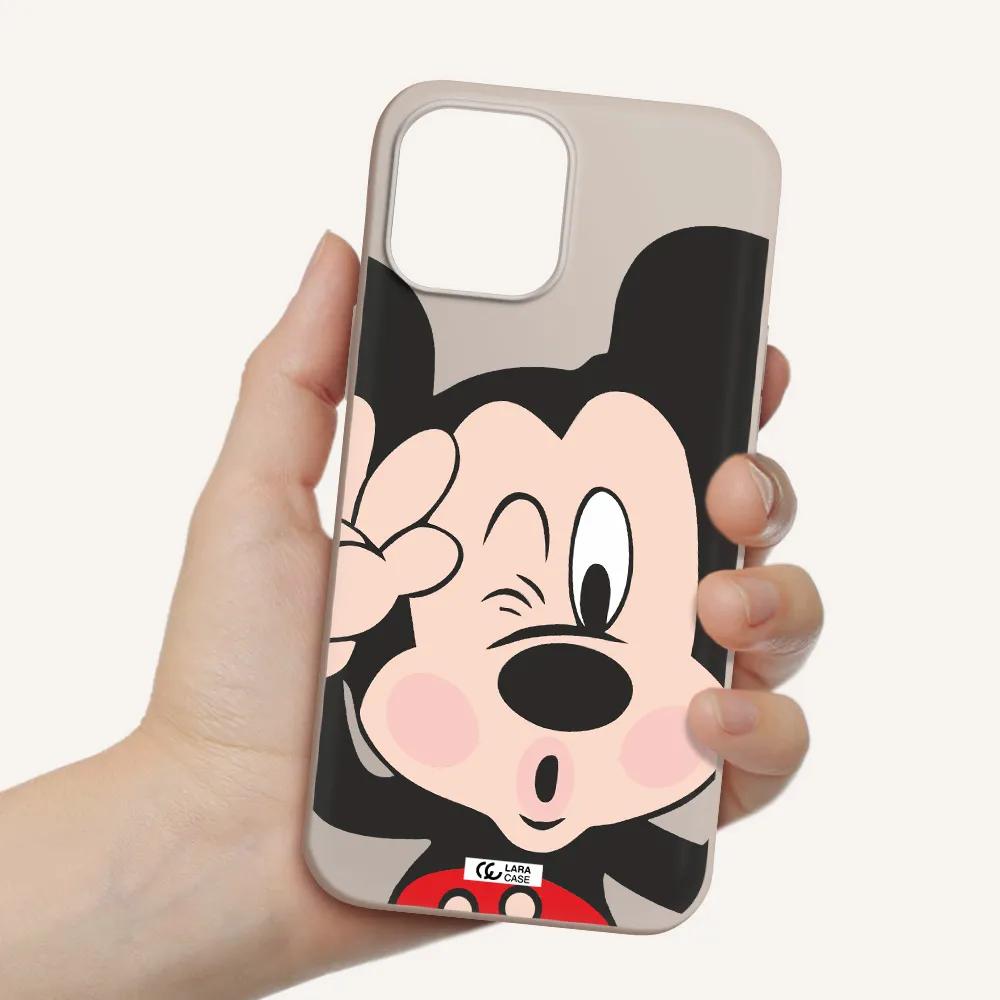 Mickey Mouse Apple iPhone 12 pro max Silicone Stone Case