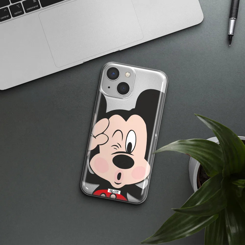 Mickey Mouse Apple iPhone 13 mini Clear TPU Case