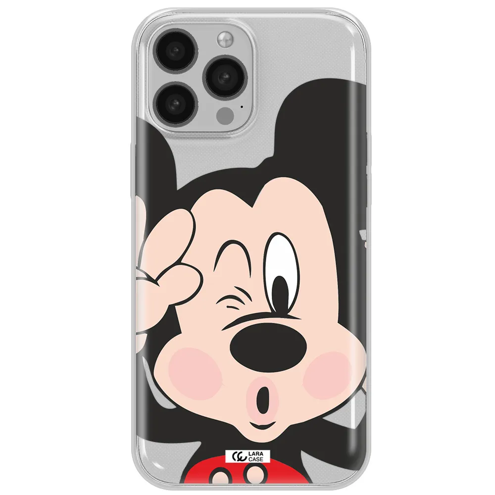Mickey Mouse Apple iPhone 13 Pro Clear TPU Case