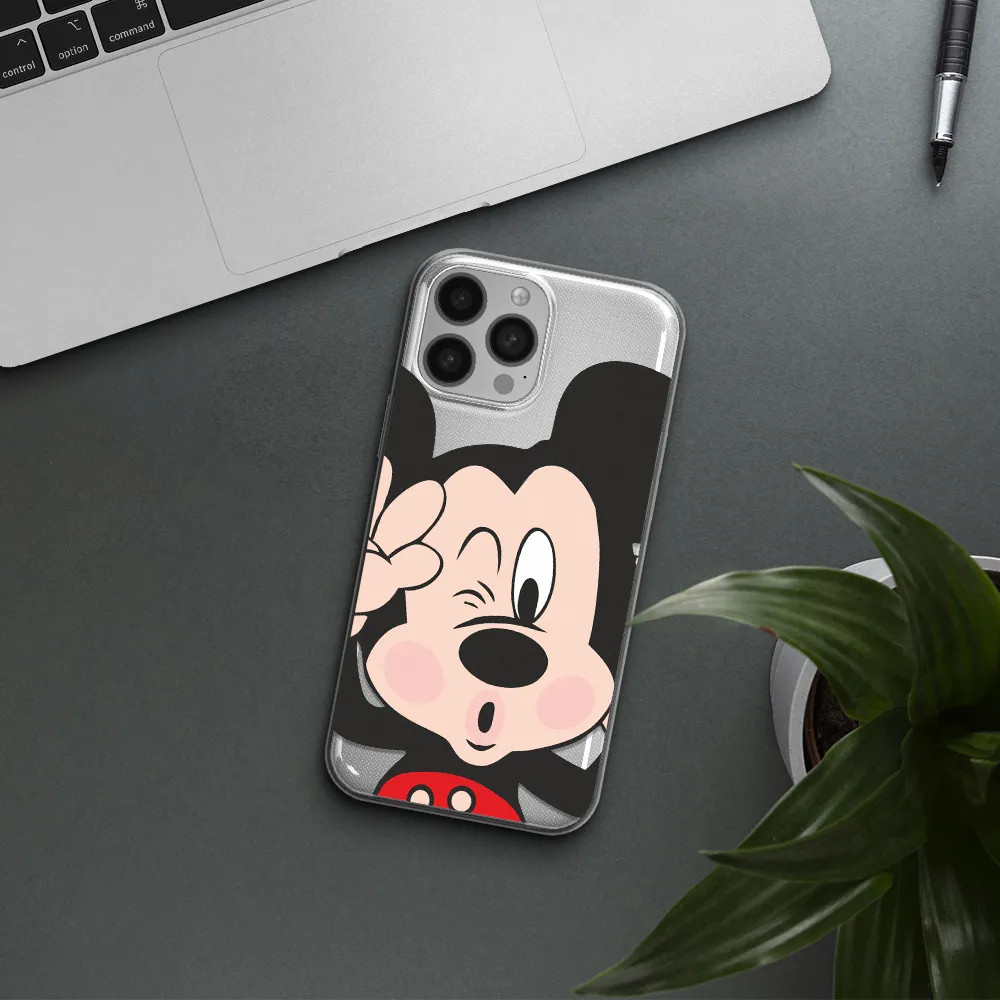 Mickey Mouse Apple iPhone 13 Pro Clear TPU Case