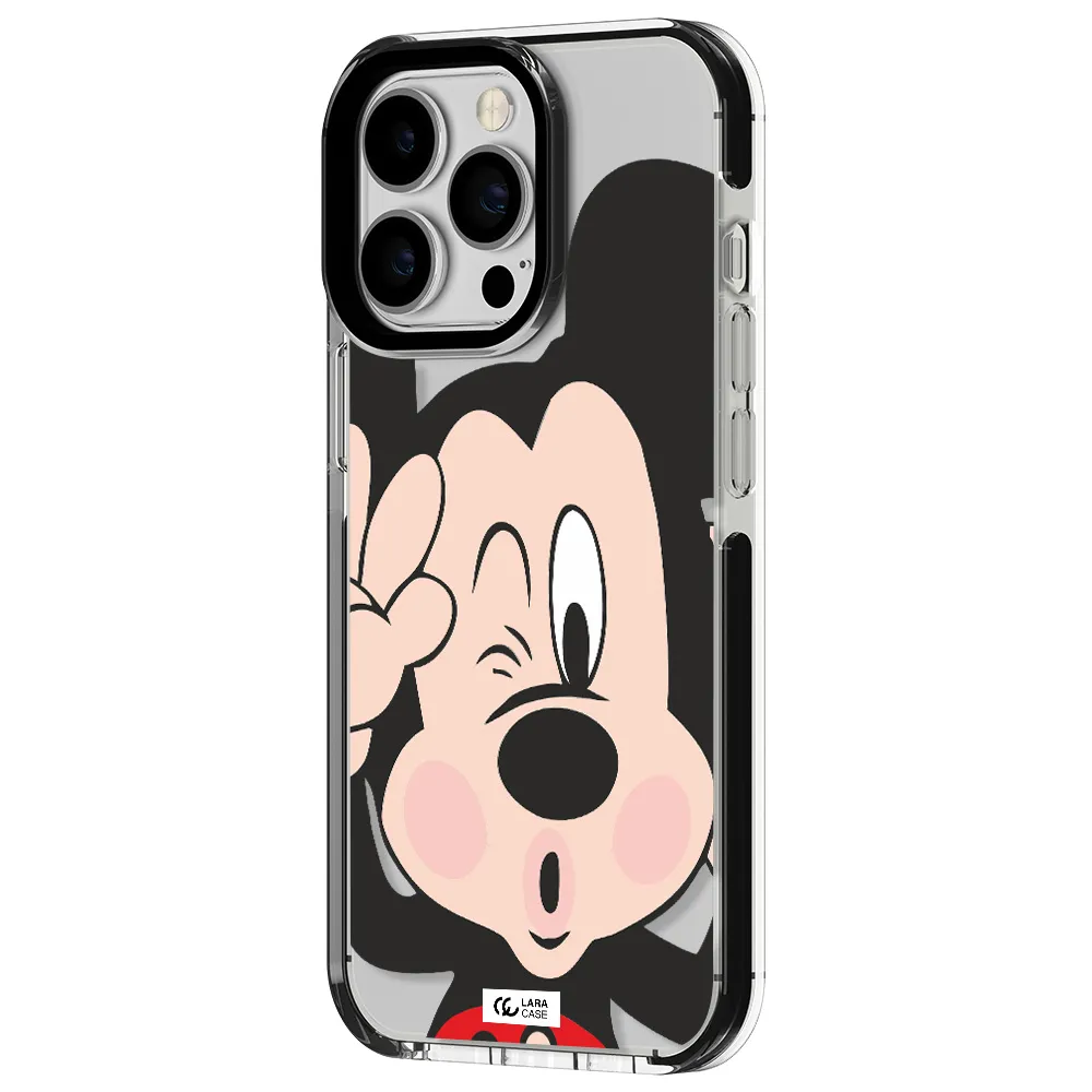 Mickey Mouse Apple iPhone 13 Pro impact black border Case