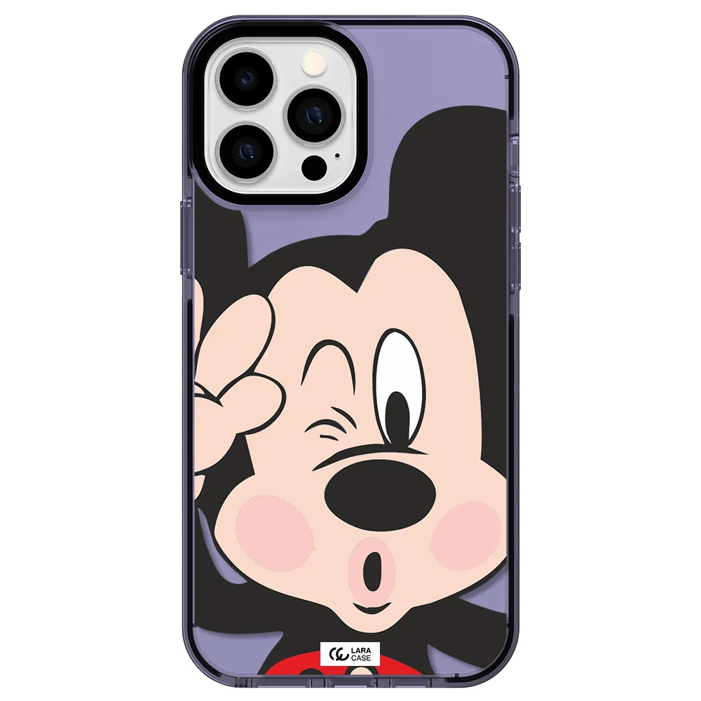 Mickey Mouse Apple iPhone 13 Pro Max impact Lilac Case