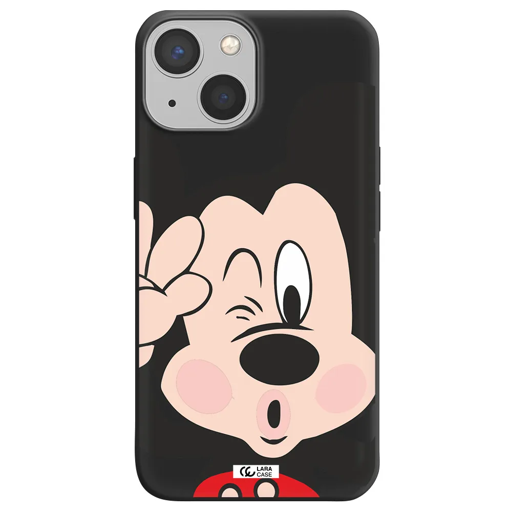 Mickey Mouse Apple iPhone 13 Silicone black Case
