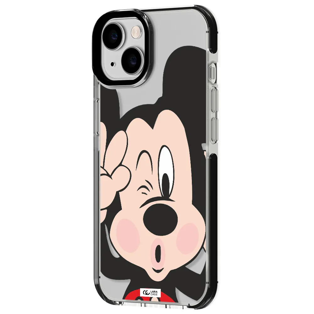 Mickey Mouse Apple iPhone 14 impact black border Case