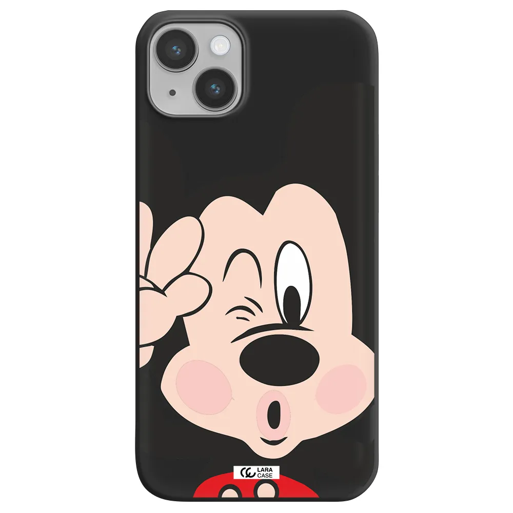 Mickey Mouse Apple iPhone 14 Silicone black Case