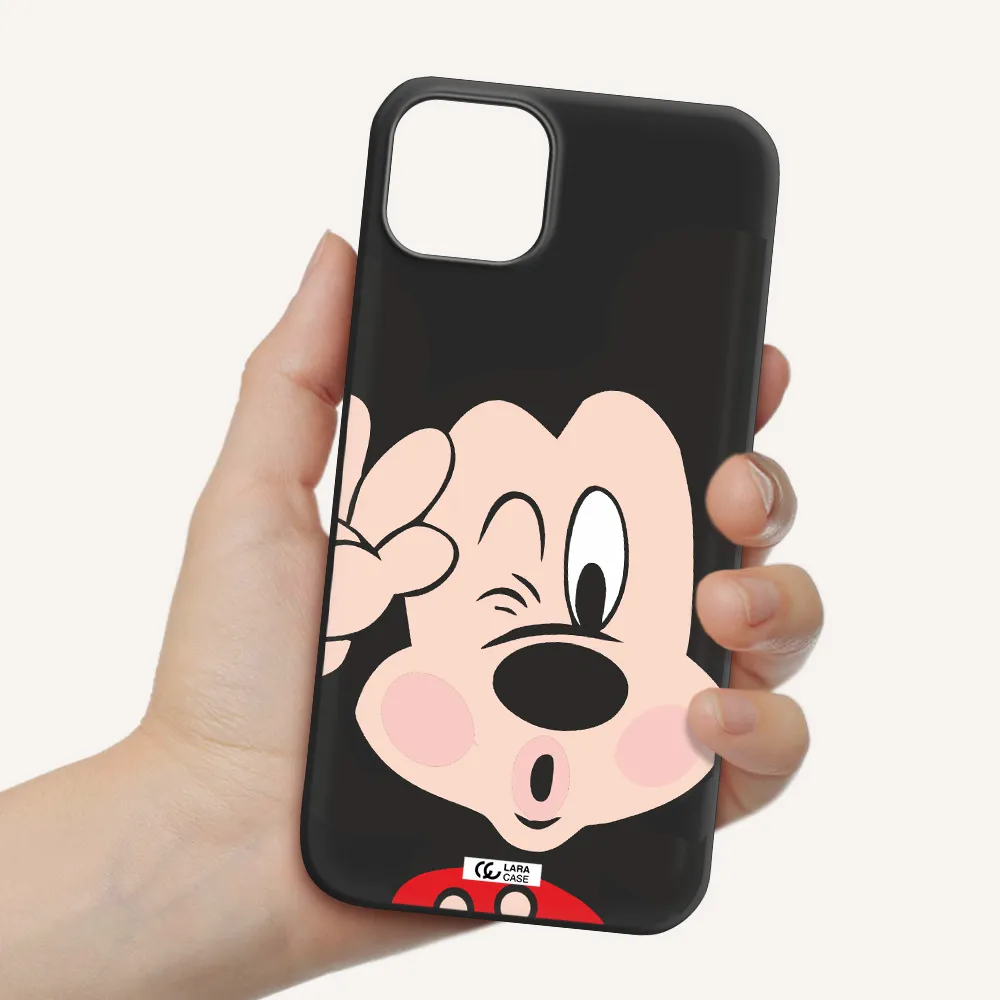 Mickey Mouse Apple iPhone 14 Silicone black Case