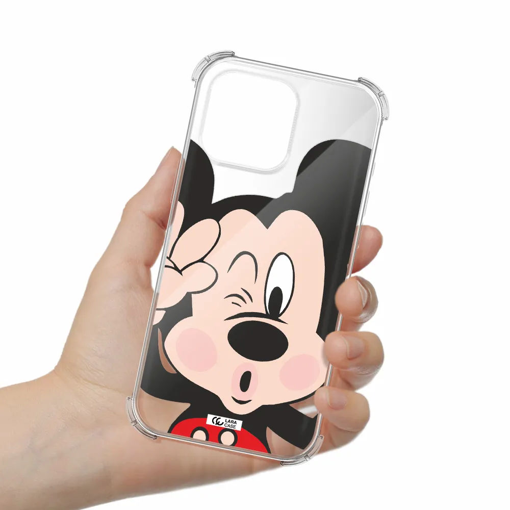 Mickey Mouse Apple Iphone 16 Pro Max Clear Pc Case