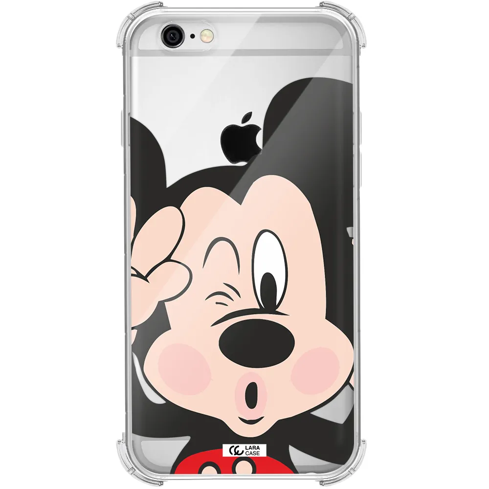 Mickey Mouse Apple iPhone 6 Clear PC Case