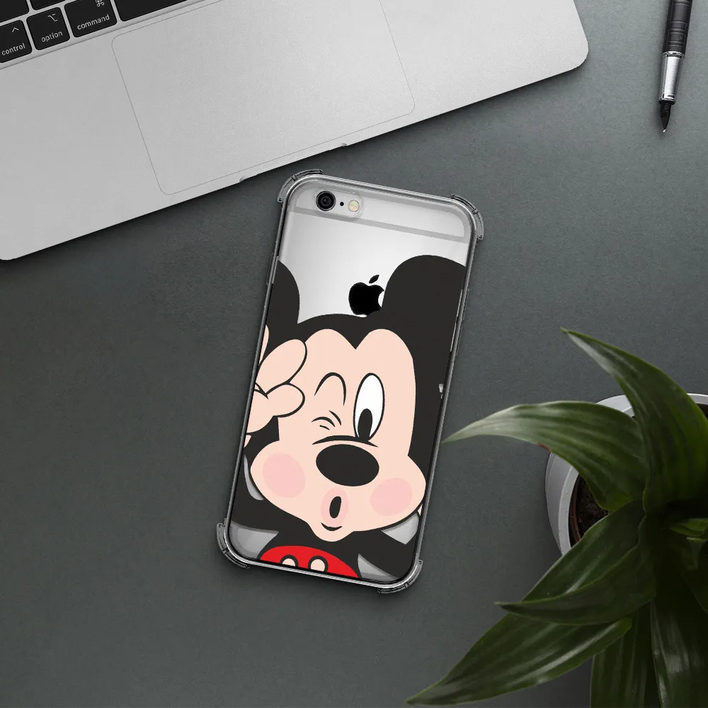 Mickey Mouse Apple iPhone 6 Clear PC Case
