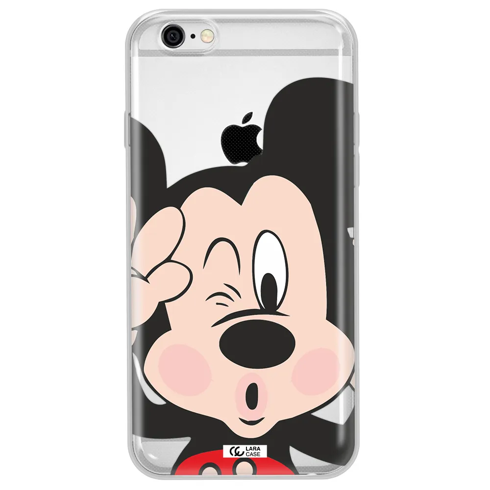 Mickey Mouse Apple iPhone 6 Clear TPU Case