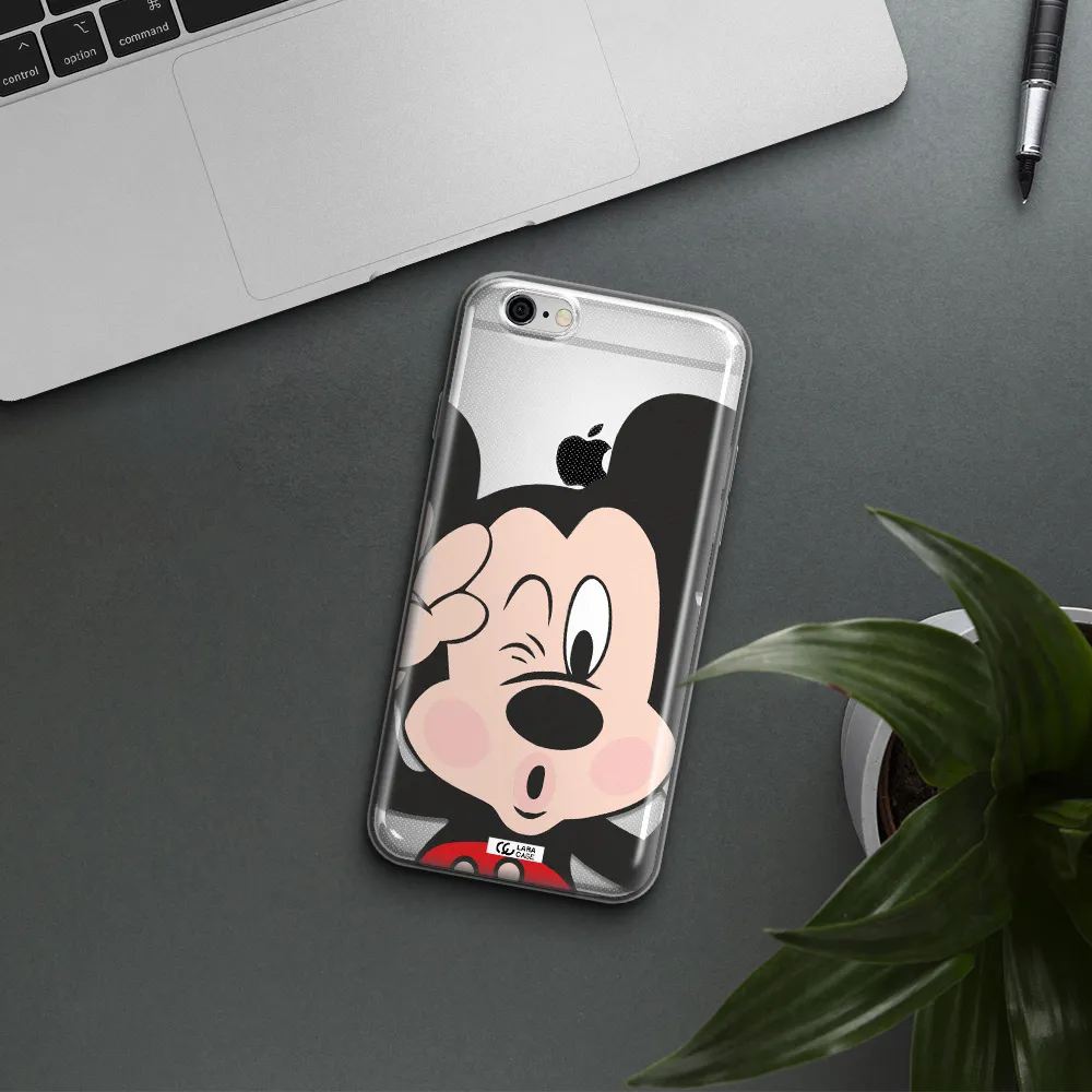 Mickey Mouse Apple iPhone 6 plus Clear TPU Case