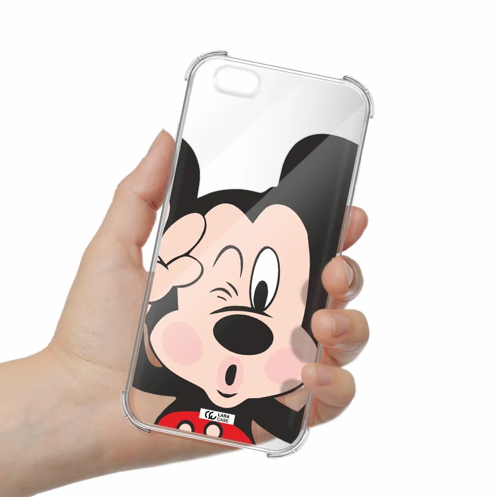 Mickey Mouse Apple iPhone 6 s plus Clear PC Case