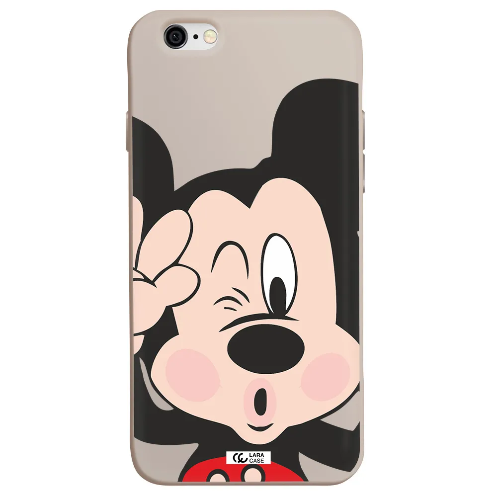 Mickey Mouse Apple iPhone 6 Silicone Stone Case