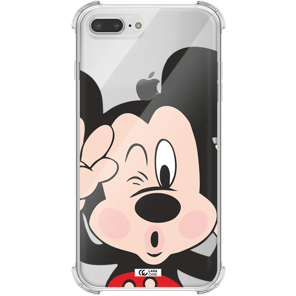 Mickey Mouse Apple iPhone 8 plus Clear PC Case