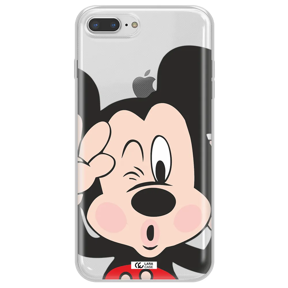 Mickey Mouse Apple iPhone 8 plus Clear TPU Case