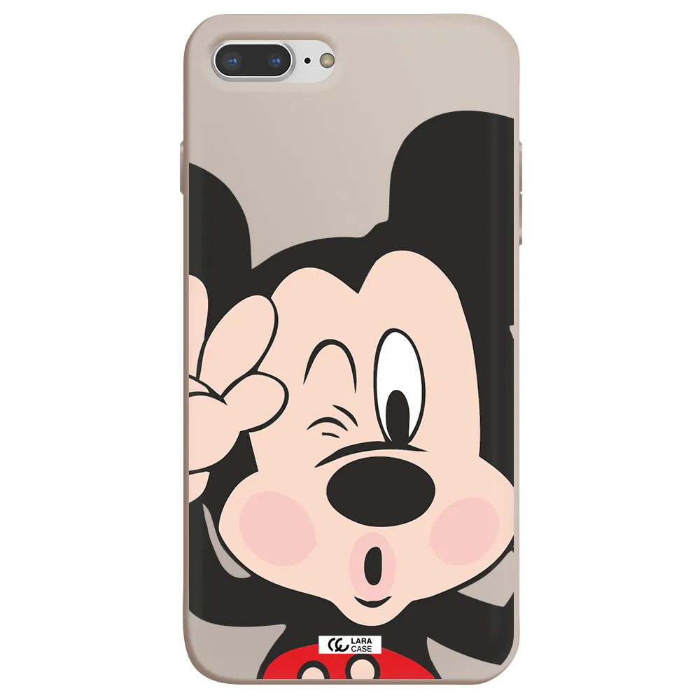 Mickey Mouse Apple iPhone 8 plus Silicone Stone Case