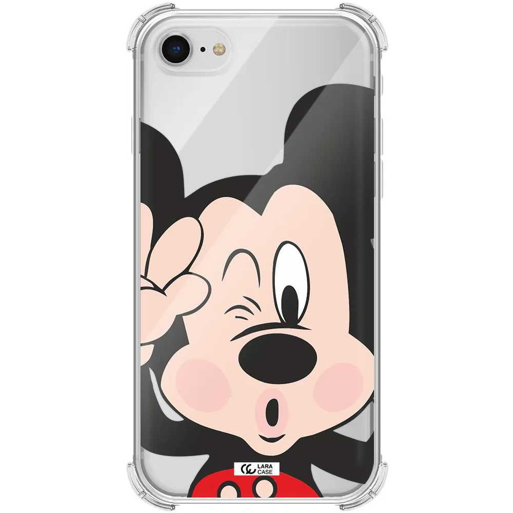 Mickey Mouse Apple iPhone se 2020 Clear PC Case