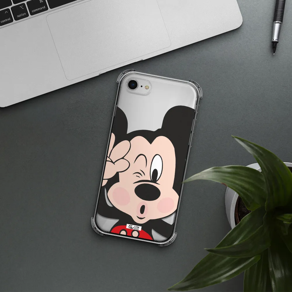 Mickey Mouse Apple iPhone se 2020 Clear PC Case