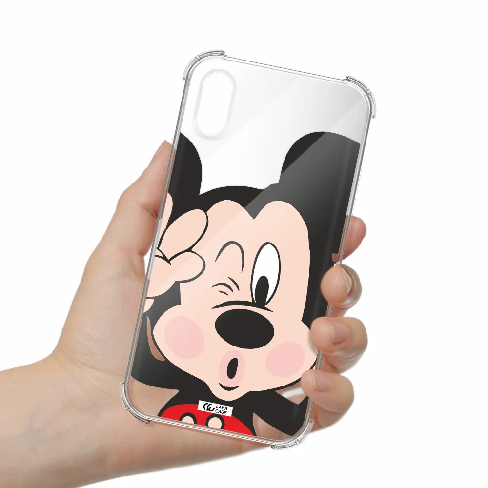 Mickey Mouse Apple iPhone X Clear PC Case