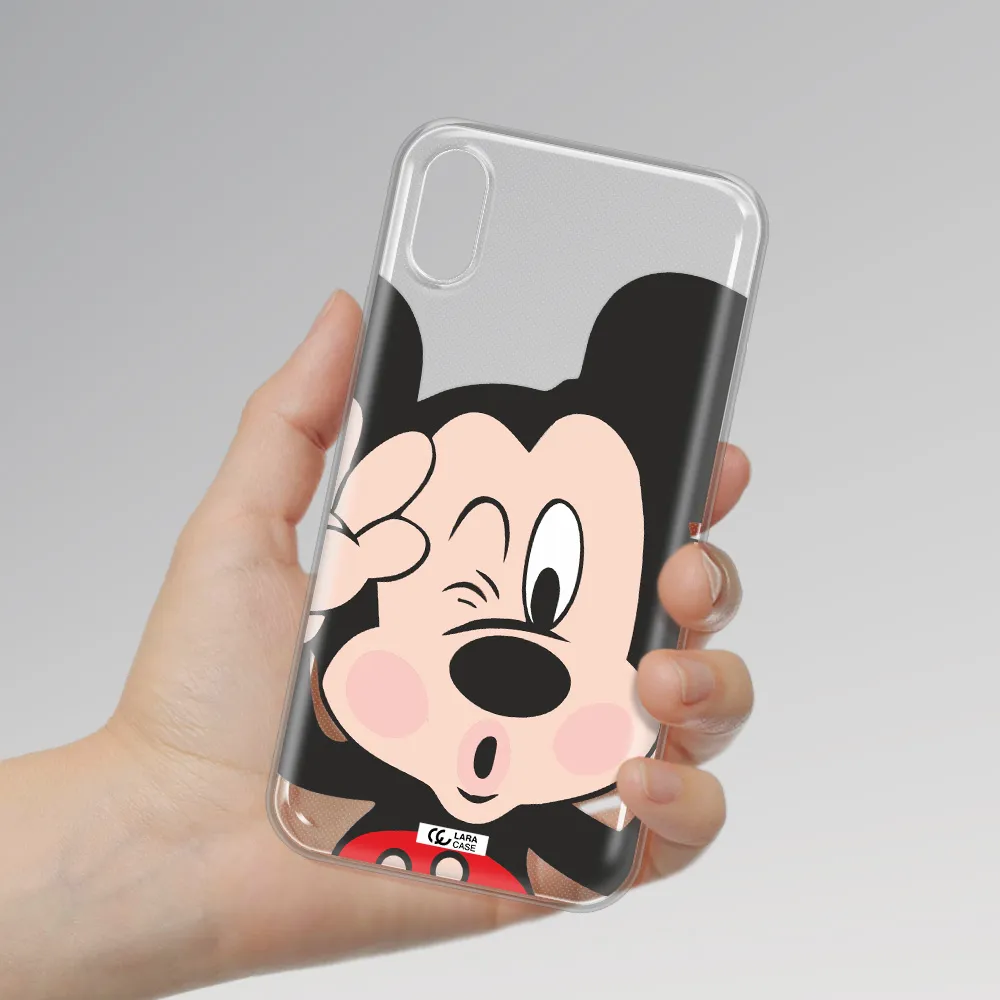 Mickey Mouse Apple iPhone XS Clear TPU Case