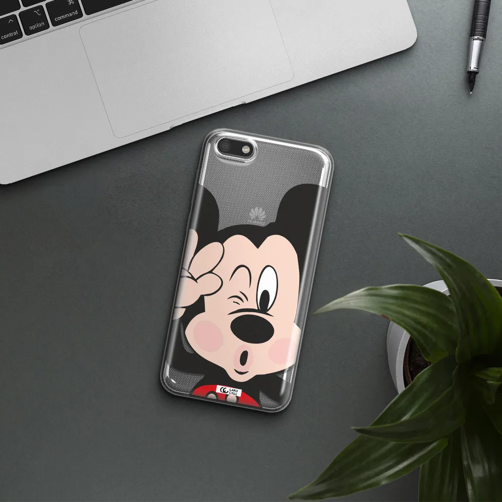 Mickey Mouse Huawei Y5 2018 Clear TPU Case