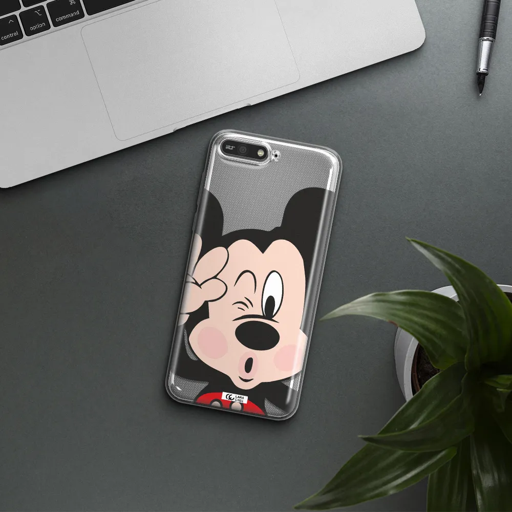 Mickey Mouse Huawei Y6 2018 Clear TPU Case