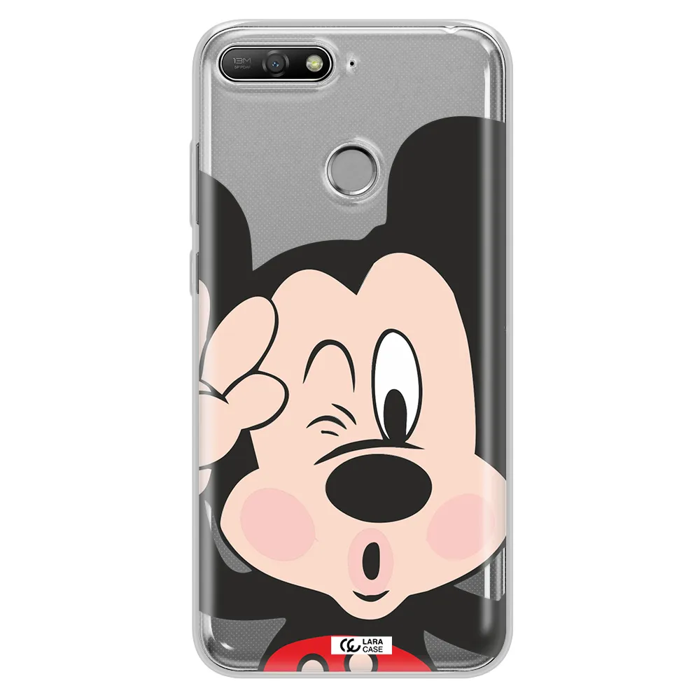 Mickey Mouse Huawei Y6 Prime 2018 Clear TPU Case