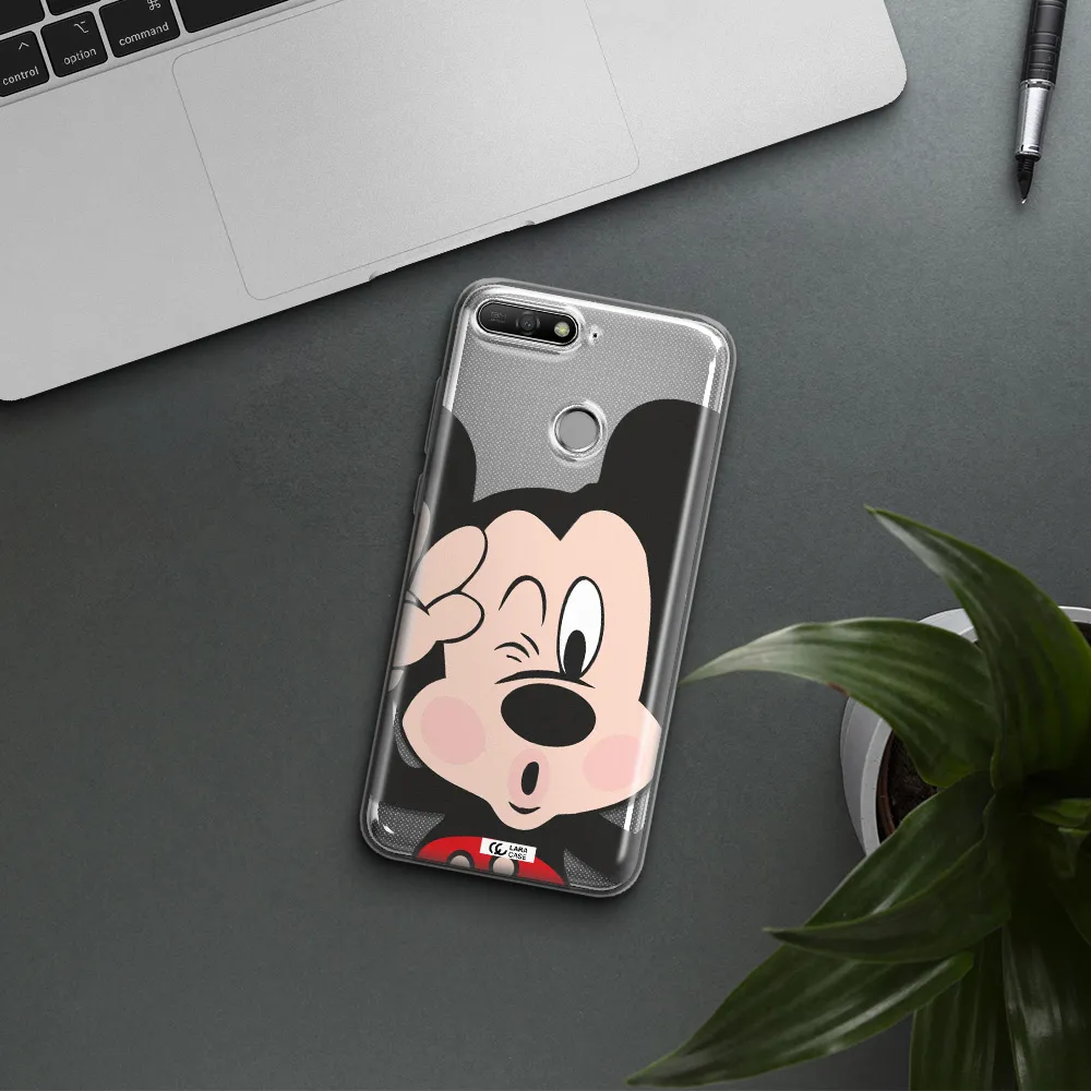 Mickey Mouse Huawei Y6 Prime 2018 Clear TPU Case