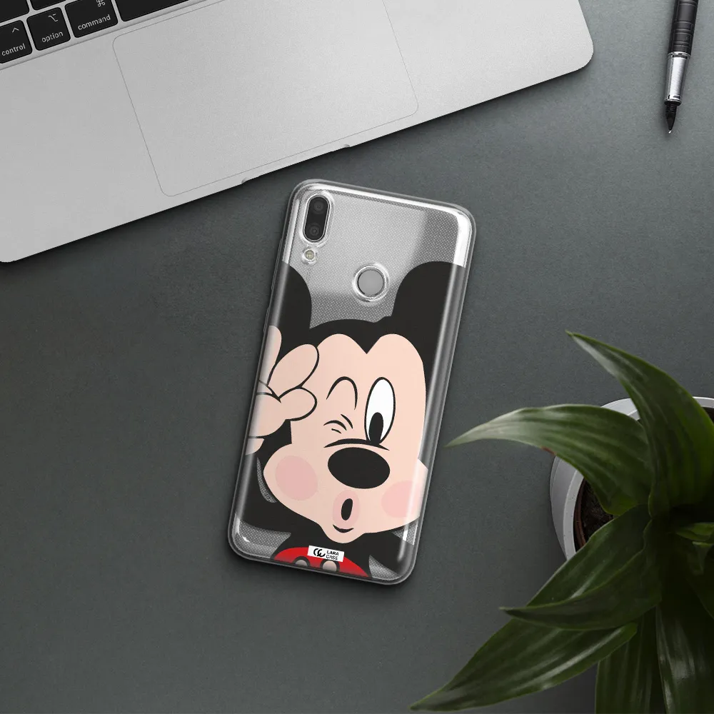Mickey Mouse Huawei Y7 2019 Clear TPU Case