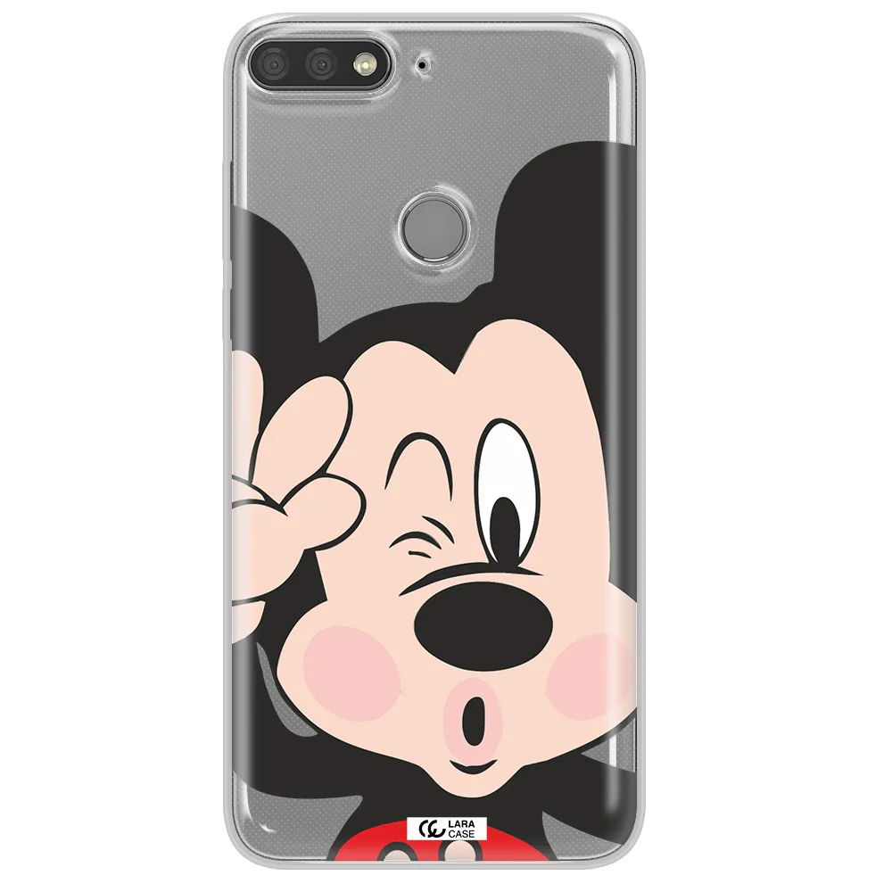 Mickey Mouse Huawei Y7 Prime 2018 Clear TPU Case