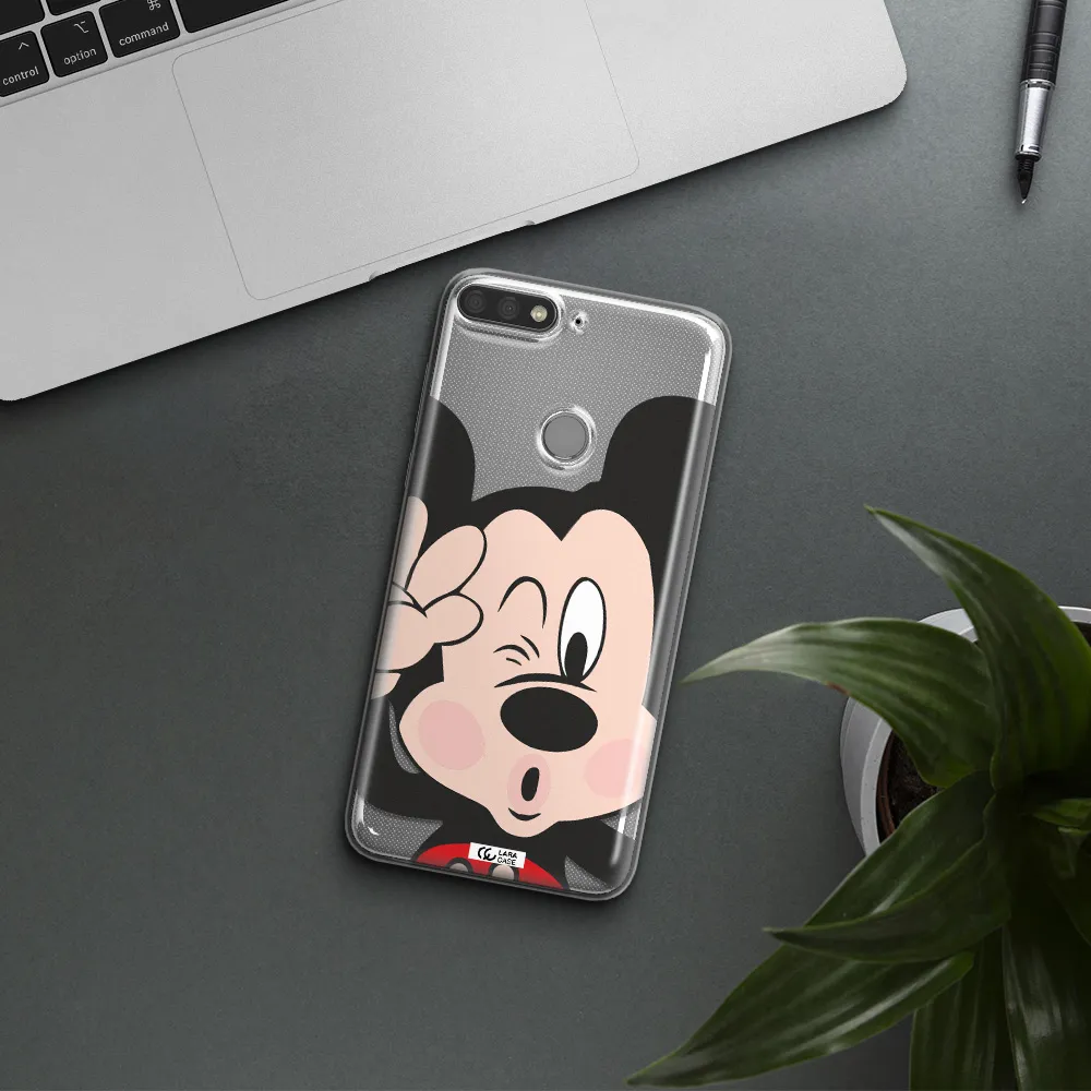 Mickey Mouse Huawei Y7 Prime 2018 Clear TPU Case
