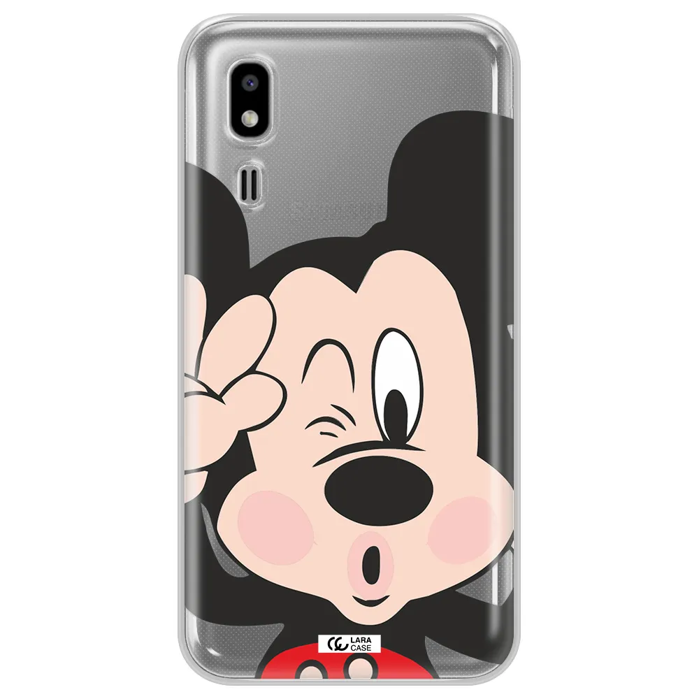 Mickey Mouse Samsung A2 Core Clear TPU Case