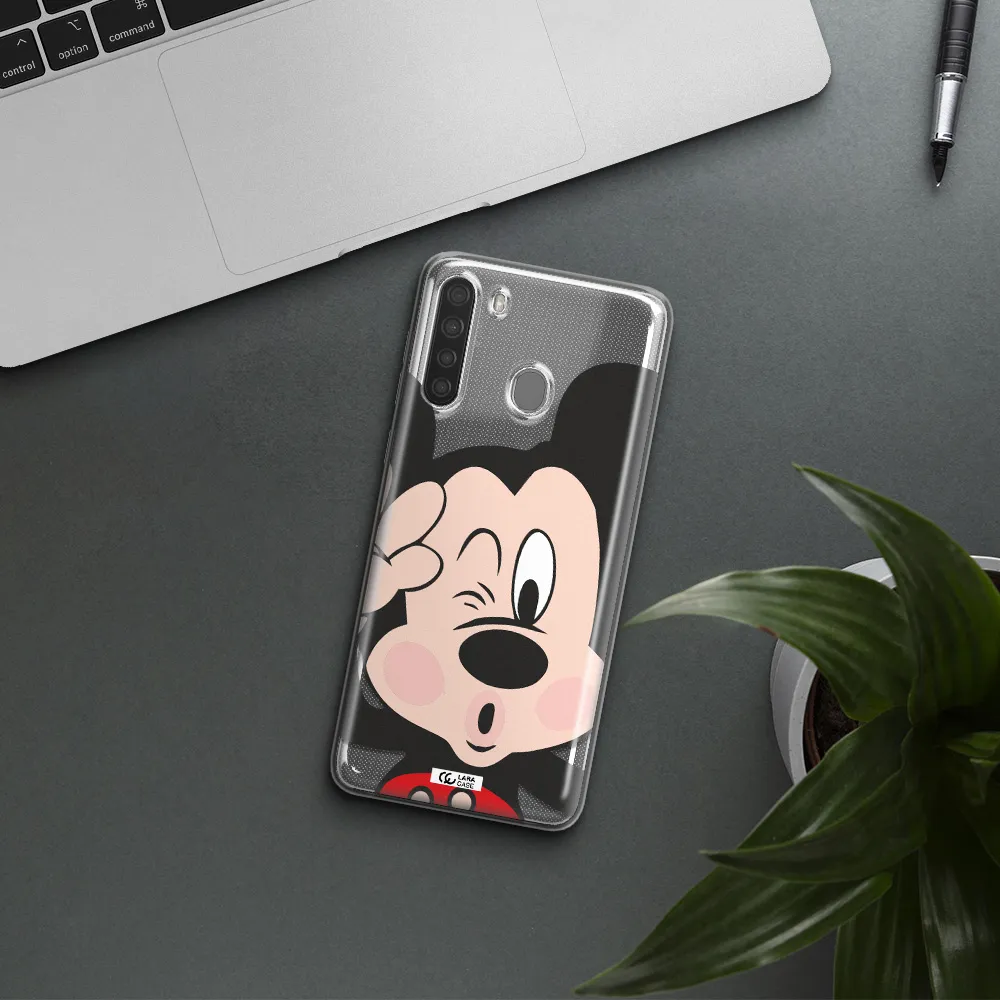 Mickey Mouse Samsung A21 Clear TPU Case