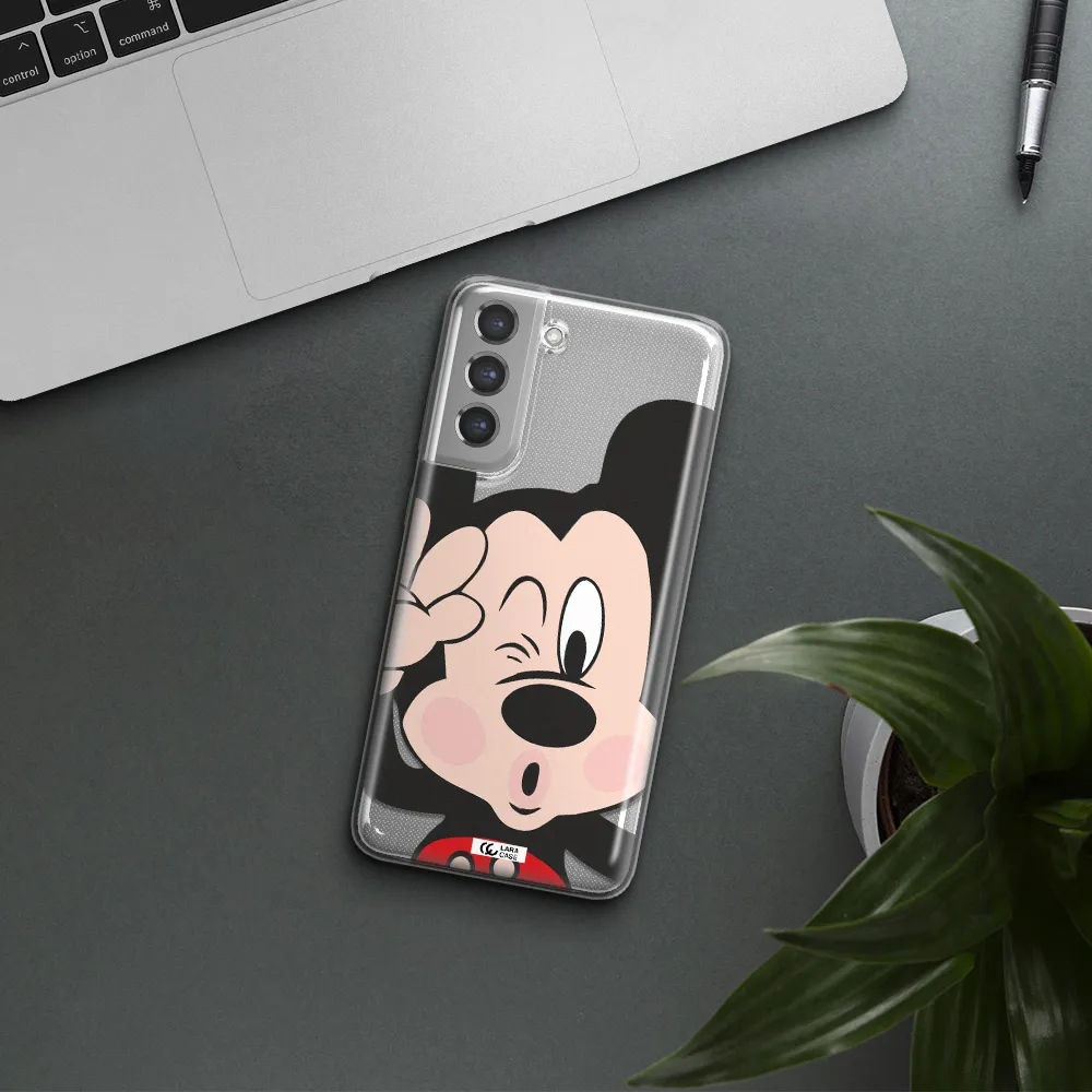 Mickey Mouse Samsung A21 Fe Clear TPU Case