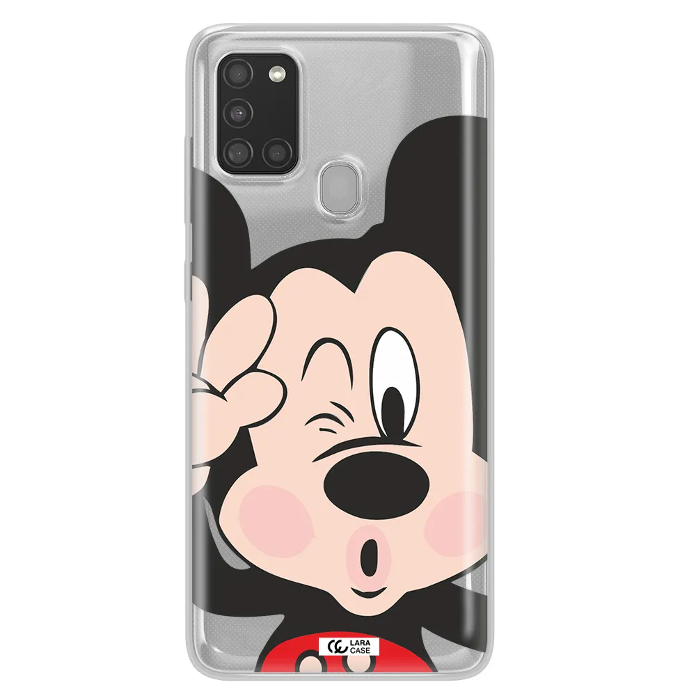 Mickey Mouse Samsung A21S Clear TPU Case