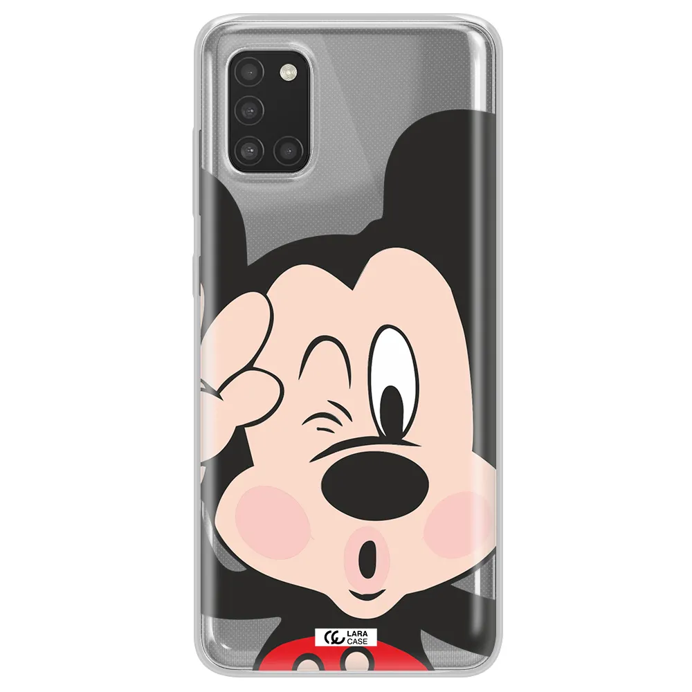 Mickey Mouse Samsung A31 Clear TPU Case