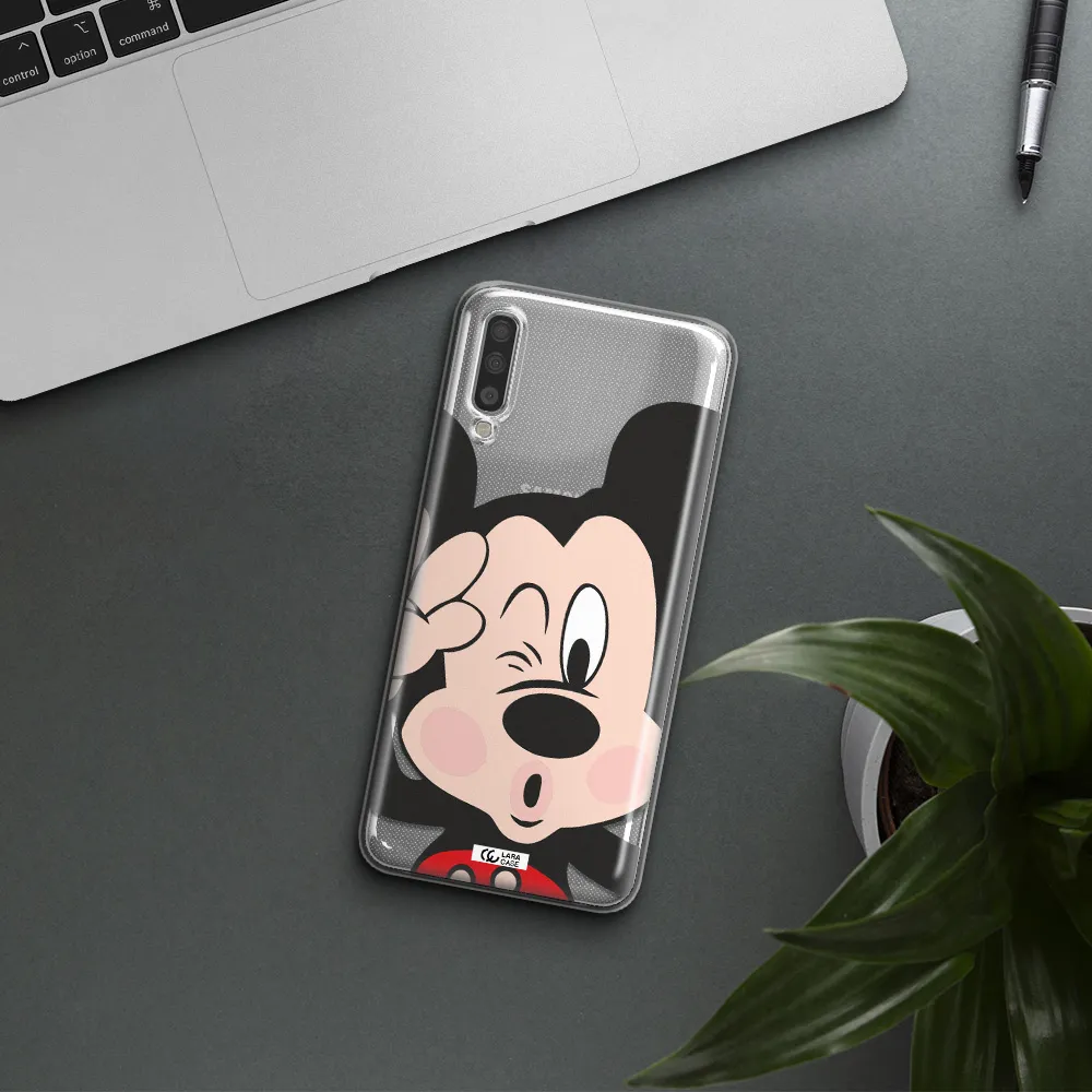Mickey Mouse Samsung A70 Clear TPU Case