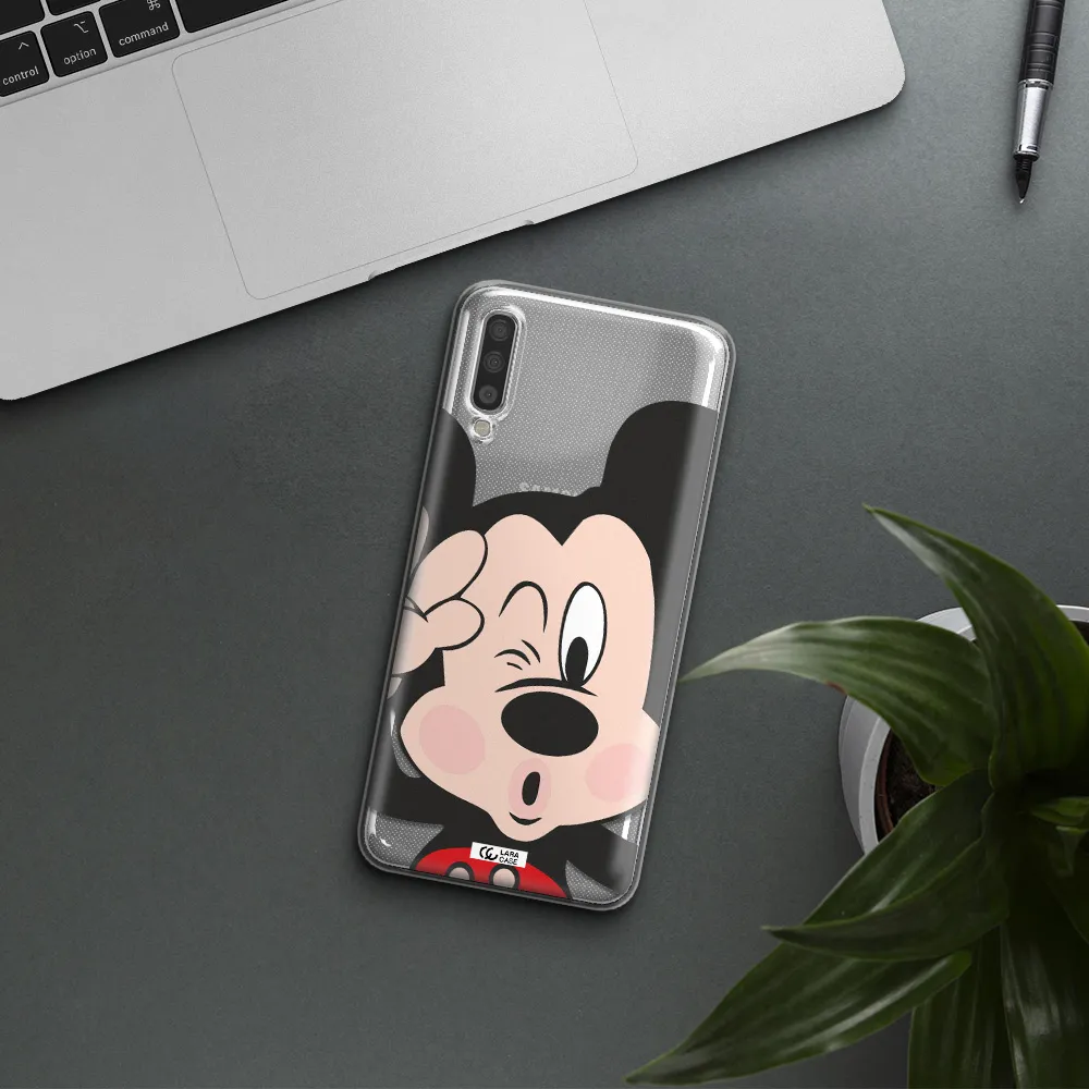 Mickey Mouse Samsung A70S Clear Tpu Case