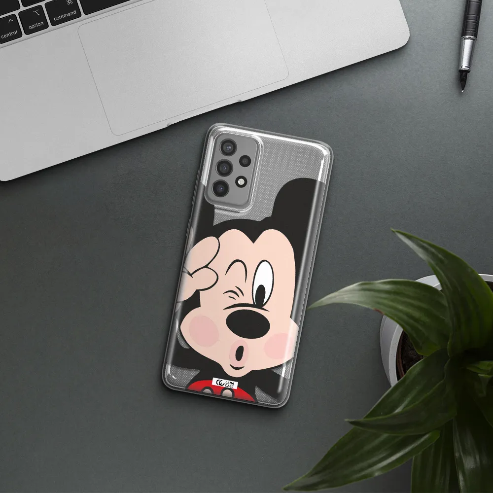 Mickey Mouse Samsung A72 Clear TPU Case