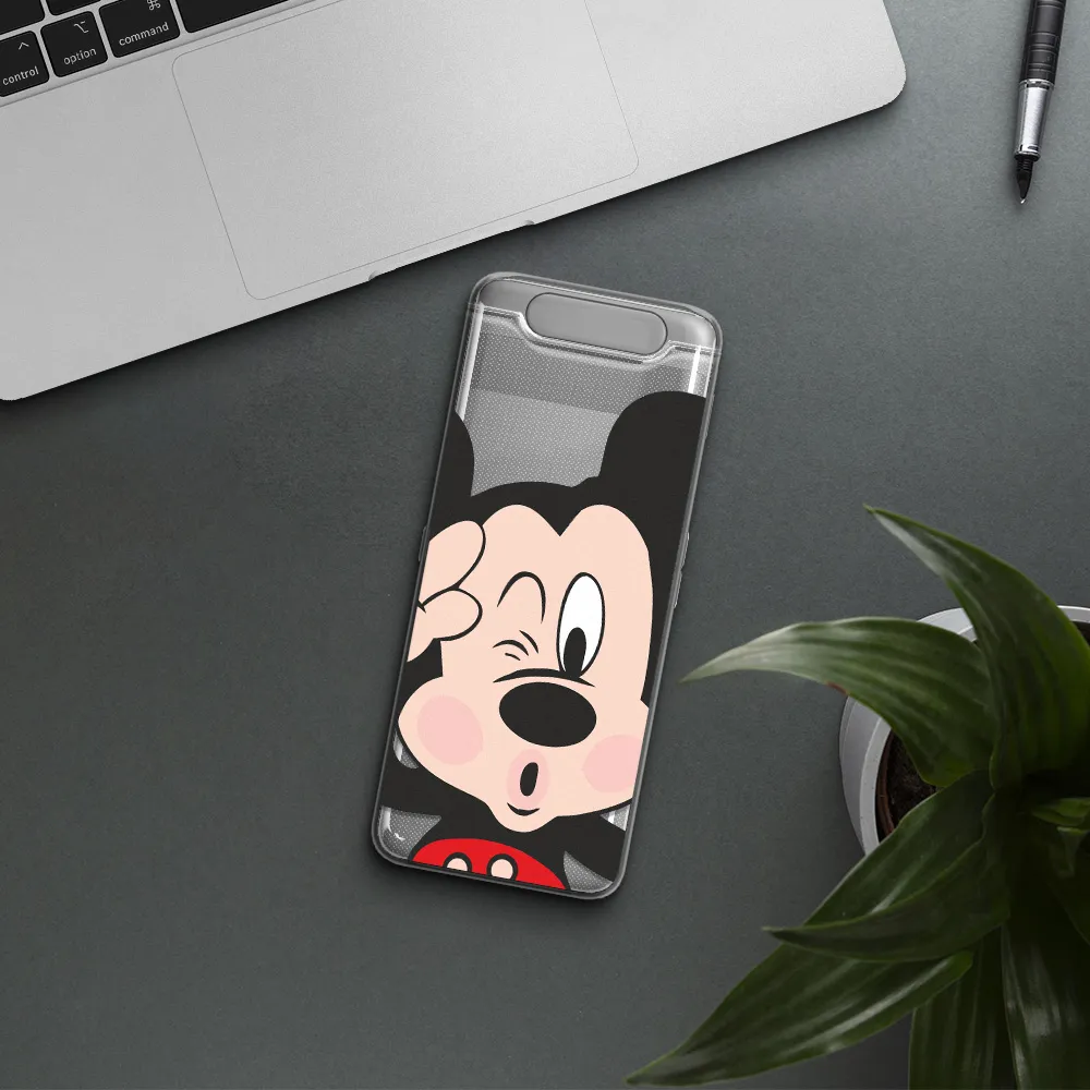 Mickey Mouse Samsung A80 Clear TPU Case