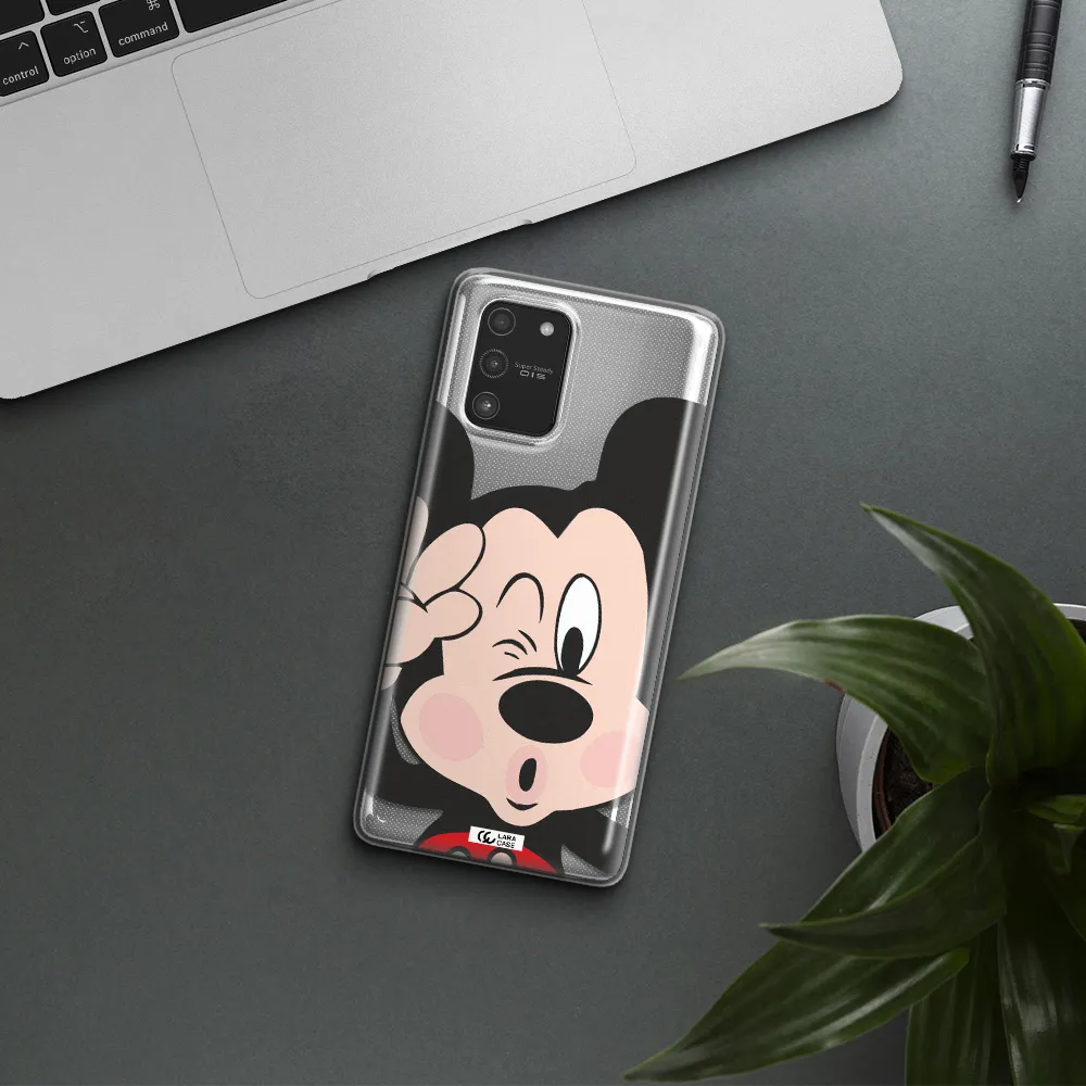 Mickey Mouse Samsung A91 Clear TPU Case