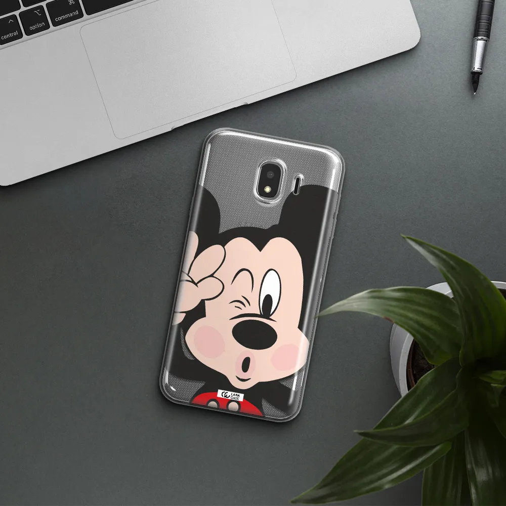 Mickey Mouse Samsung J4 Clear TPU Case
