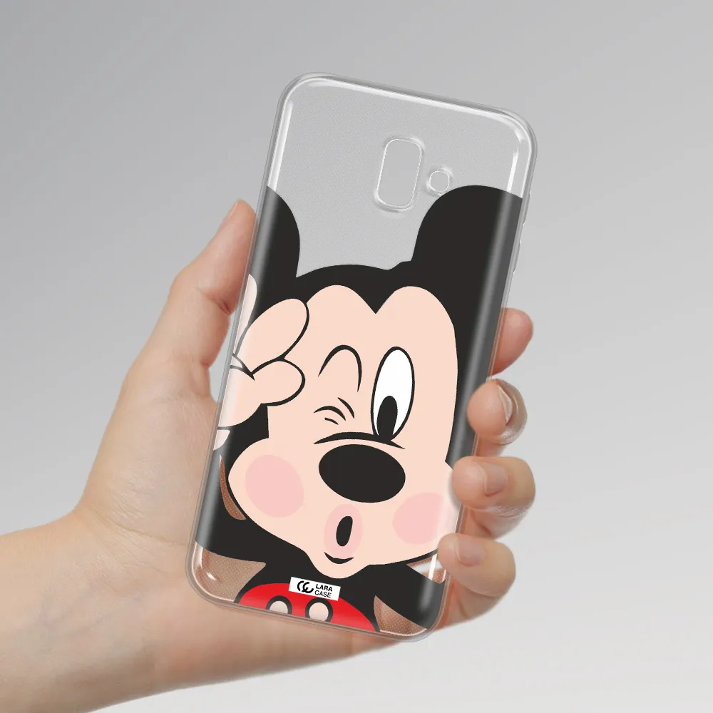Mickey Mouse Samsung J6 Plus Clear TPU Case