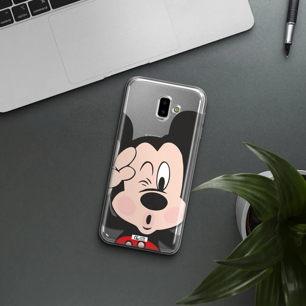 Mickey Mouse Samsung J6 Plus Clear TPU Case