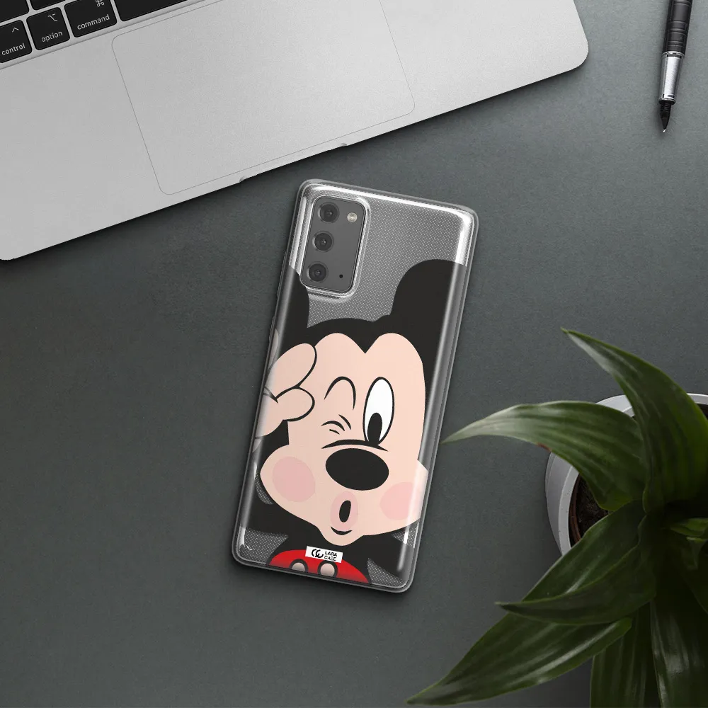 Mickey Mouse Samsung Note 20 Clear TPU Case