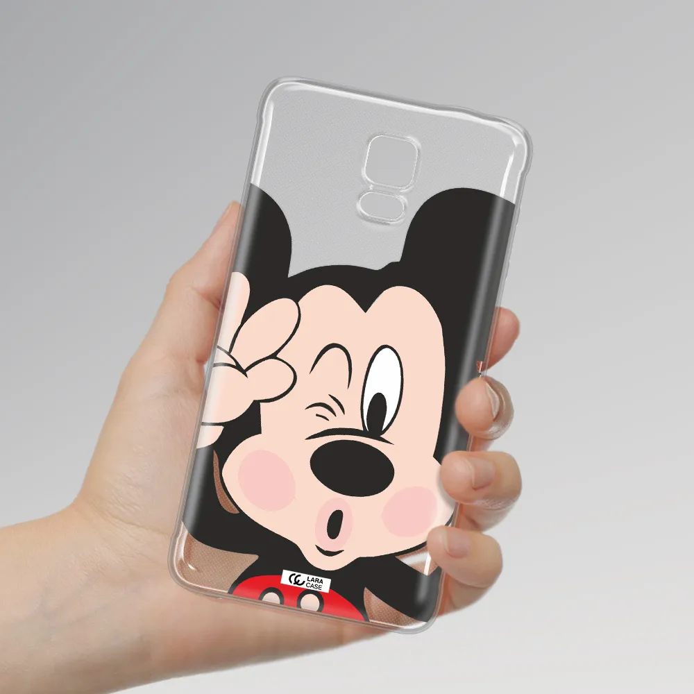 Mickey Mouse Samsung Note 4 Clear TPU Case