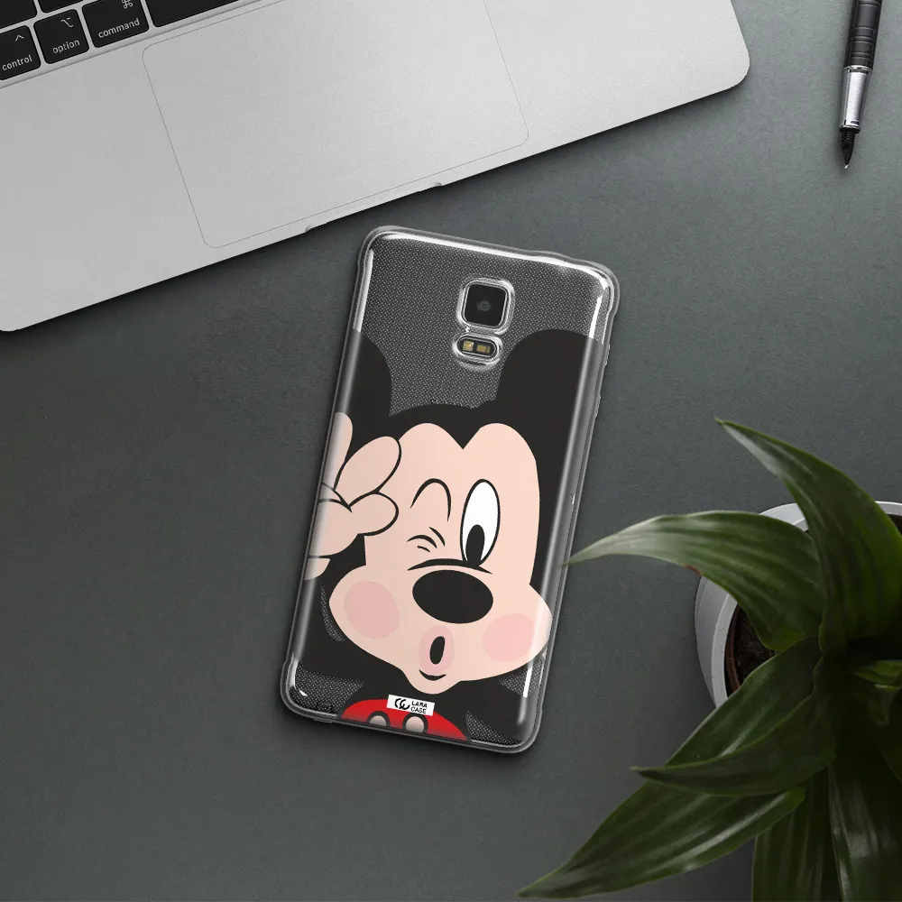 Mickey Mouse Samsung Note 4 Clear TPU Case